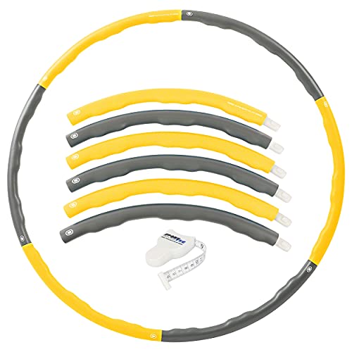 Sport-Tec Hula Hoop Reifen, ø 100 cm, 1,5 kg, inkl. Maßband Power Fitnessreifen Hulahoop zur Gewichtsreduktion von Sport-Tec