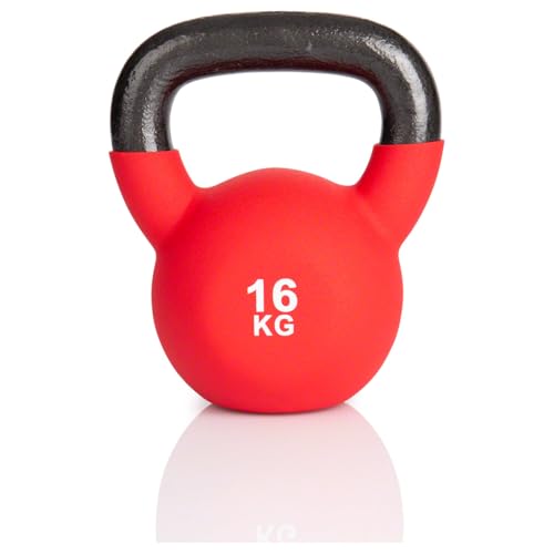 Sport-Tec Kettlebell 4kg bis 32kg // Stück Kugelhantel, Workout, Fitness, Bodybuilding, Kurzhantel, Gewichtskugel, Schwunghantel von Sport-Tec