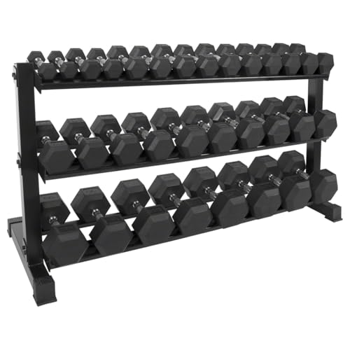 Sport-Tec Kompakthantel-Ständer-Set mit 16 Paar Hex Hanteln, 1-25 kg, 162x59x82 cm Sport-Tec Kompakthantel-Ständer-Set mit 16 Paar Hex Hanteln, 1-25 kg, 162x59x82 cm von Sport-Tec