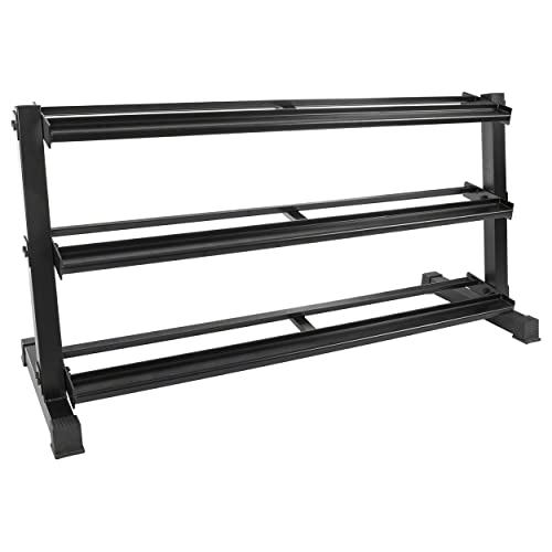 Sport-Tec Kompakthantel-Ständer mit 3 Ablagen, 162x59x82 cm Sport-Tec Kompakthantel-Ständer mit 3 Ablagen, 162x59x82 cm von Sport-Tec
