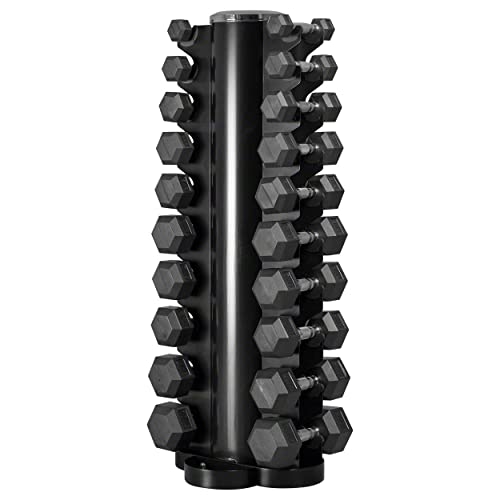 Sport-Tec Kurzhantel-Turm-Set mit 10 Paar Hex Hanteln, 1-10 kg, LxBxH 51x51x123 cm Sport-Tec Kurzhantel-Turm-Set mit 10 Paar Hex Hanteln, 1-10 kg, LxBxH 51x51x123 cm von Sport-Tec