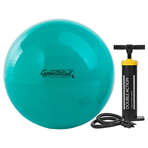 Sport-Tec PEZZI Gymnastikball Set, ø 65 cm, grün, inkl. Power Pump, Sitzball von Sport-Tec