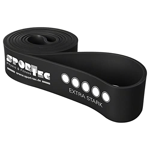 Sport-Tec Powerband aus Latex, 104x4,4 cm, extra stark, schwarz Sport-Tec Powerband aus Latex, 104x4,4 cm, extra stark, schwarz von Sport-Tec