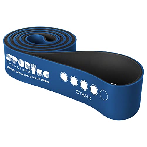 Sport-Tec Powerband aus Latex, 104x4,4 cm, stark, blau von Sport-Tec