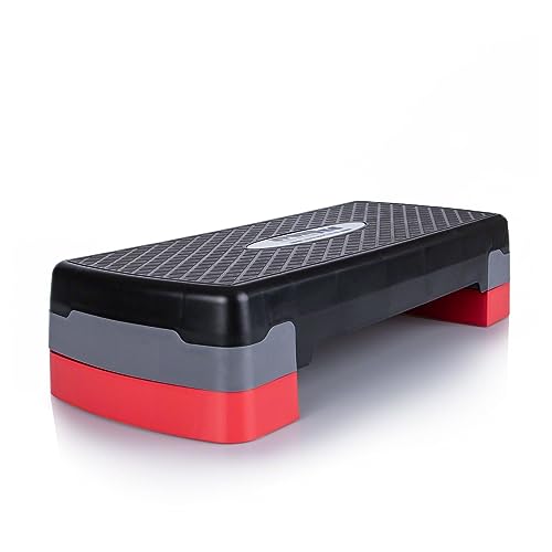 Sport-Tec Stepbrett höhenverstellbar, schwarz LxBxH 68x28x10/15 cm Sport-Tec Stepbrett höhenverstellbar, schwarz LxBxH 68x28x10/15 cm von Sport-Tec