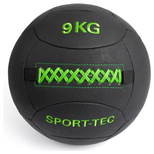 Sport-Tec Wall-Ball Robusta, 35 cm, 9 kg, grün von Sport-Tec