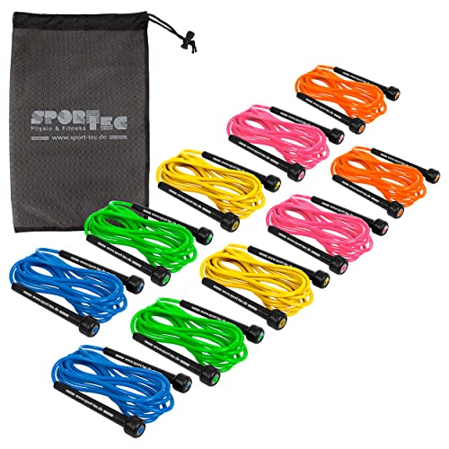 Springseil Speed Rope-Set, verstellbar, 300 cm, 10 Stück, inkl. Aufbewahrungsbeutel Springseil Speed Rope-Set, verstellbar, 300 cm, 10 Stück, inkl. Aufbewahrungsbeutel von Sport-Tec