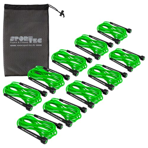 Springseil Speed Rope-Set, verstellbar, 300 cm, 10 Stück, inkl. Aufbewahrungsbeutel Springseil Speed Rope-Set, verstellbar, 300 cm, 10 Stück, inkl. Aufbewahrungsbeutel von Sport-Tec