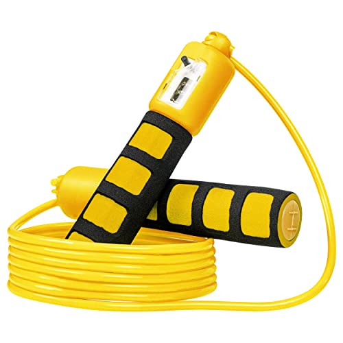Springseil mit Zähler, verstellbar, 280 cm, Hüpfseil, Jump Rope Springseil mit Zähler, verstellbar, 280 cm, Hüpfseil, Jump Rope von Sport-Tec
