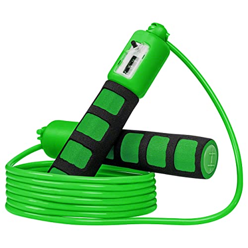 Springseil mit Zähler, verstellbar, 280 cm, Hüpfseil, Jump Rope Springseil mit Zähler, verstellbar, 280 cm, Hüpfseil, Jump Rope von Sport-Tec