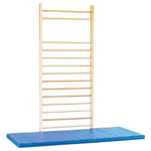 Sprossenwand nach DIN Kletterwand Turnwand Klettergerüst Fitness, 100-230 cm Sprossenwand nach DIN Kletterwand Turnwand Klettergerüst Fitness, 100-230 cm von Sport-Tec