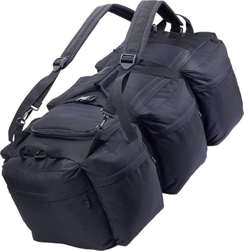 Sport Tent Große Reisetasche Faltbare Seesack Taktische Ausrüstungstasche Sporttasche Militärische Duffle Beutel 100L Rucksack für Wandern Trekking Camping Urlaub mit Schultergurte Schwarz Sport Tent Große Reisetasche Faltbare Seesack Taktische Ausrüstungstasche Sporttasche Militärische Duffle Beutel 100L Rucksack für Wandern Trekking Camping Urlaub mit Schultergurte Schwarz von Sport Tent
