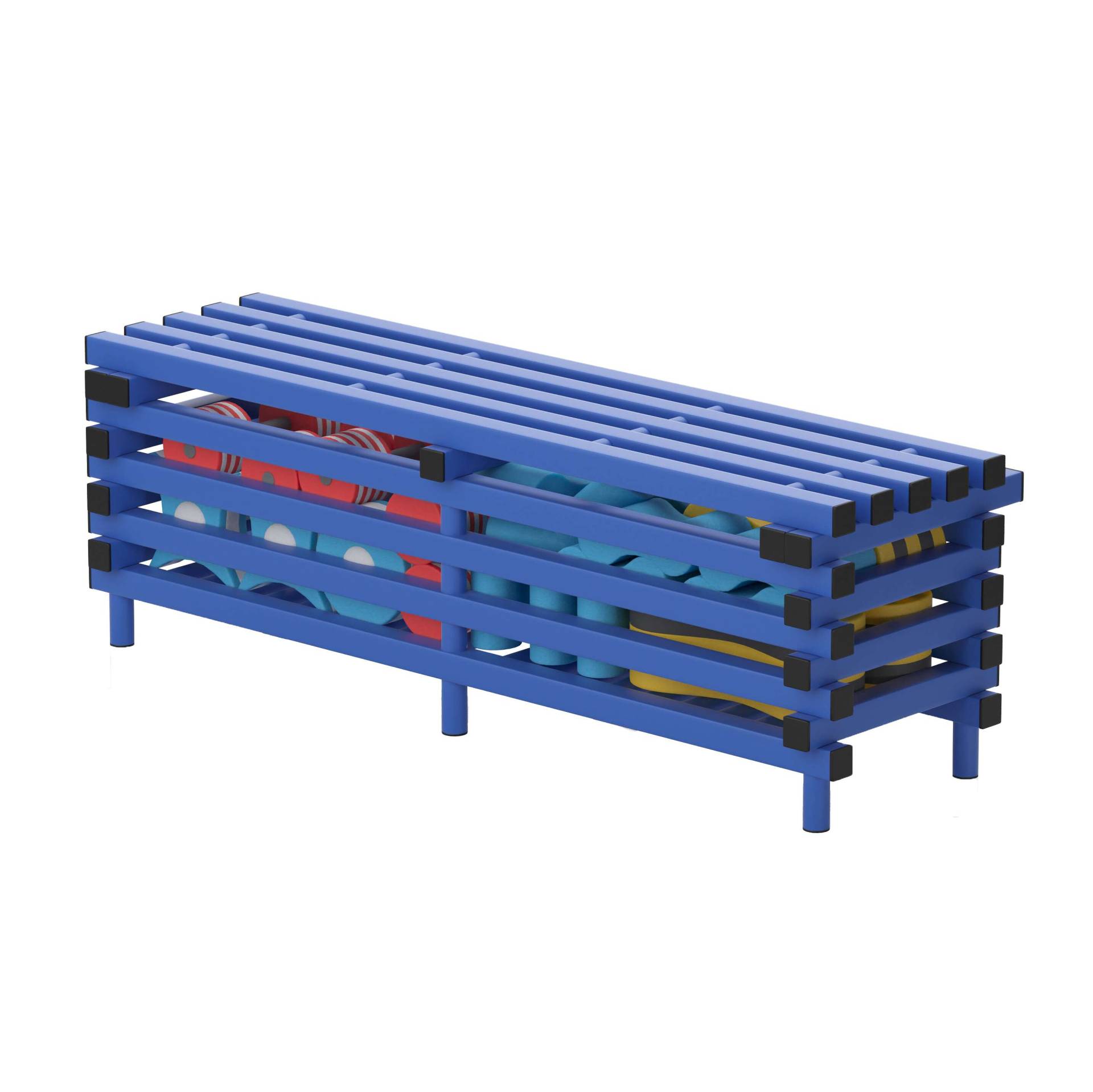 Sport-Thieme Aufbewahrungsbank by Vendiplas, Blau Sport-Thieme Aufbewahrungsbank by Vendiplas, Blau von Sport-Thieme