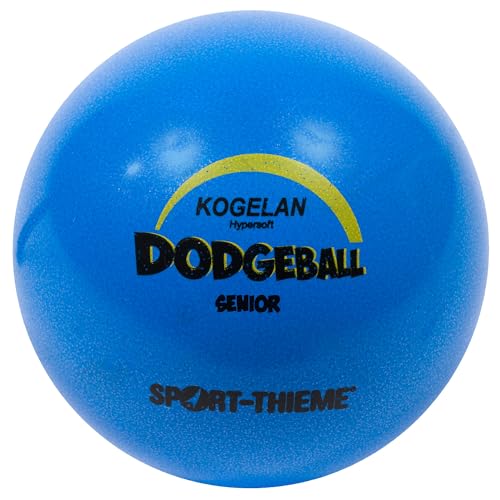 Sport-Thieme Dodgeball Kogelan Hypersoft Junior | Hervorragender Grip | Weiches Material | Regulierbares Sprungverhalten | Indoor und Outdoor | Blau | Verschiedene Größen von Sport-Thieme