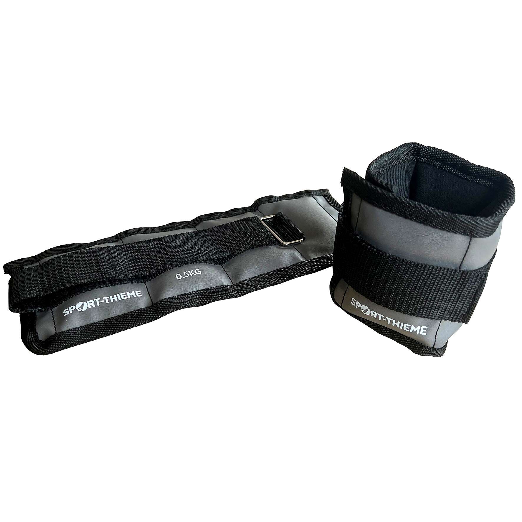 Sport-Thieme Gewichtsmanschetten "Allround", 0,5 kg, Schwarz-Grau Sport-Thieme Gewichtsmanschetten "Allround", 0,5 kg, Schwarz-Grau von Sport-Thieme