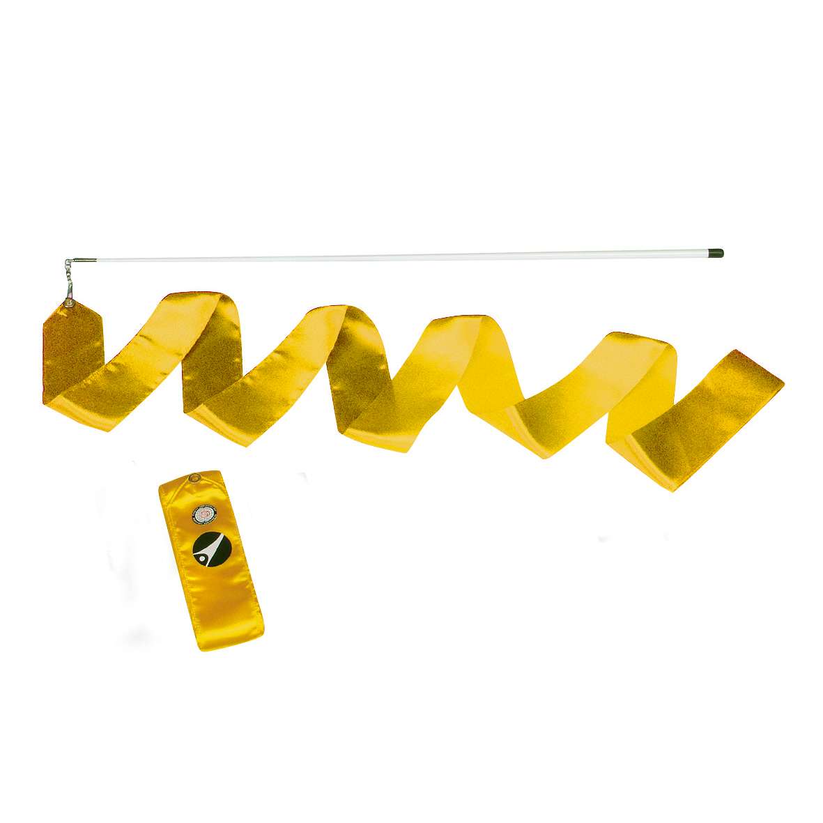 Sport-Thieme Gymnastikband mit Stab "RSG", Gelb, 6 m Sport-Thieme Gymnastikband mit Stab "RSG", Gelb, 6 m von Sport-Thieme