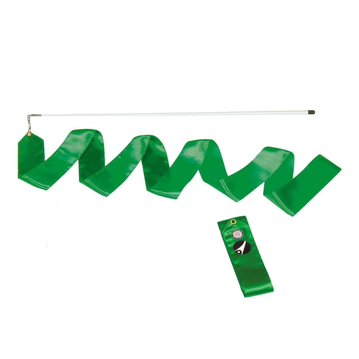 Sport-Thieme Gymnastikband mit Stab "RSG", Grün, 6 m Sport-Thieme Gymnastikband mit Stab "RSG", Grün, 6 m von Sport-Thieme