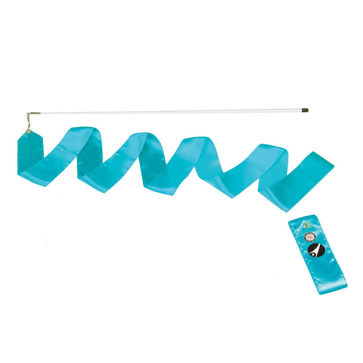 Sport-Thieme Gymnastikband mit Stab "RSG", Hellblau, 6 m Sport-Thieme Gymnastikband mit Stab "RSG", Hellblau, 6 m von Sport-Thieme