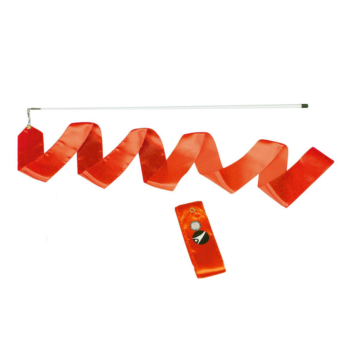 Sport-Thieme Gymnastikband mit Stab "RSG", Orange, 6 m Sport-Thieme Gymnastikband mit Stab "RSG", Orange, 6 m von Sport-Thieme