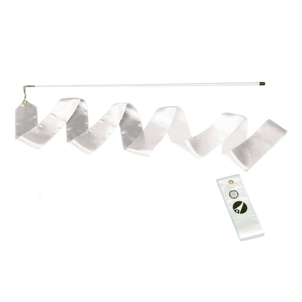 Sport-Thieme Gymnastikband mit Stab "RSG", Weiß, 6 m Sport-Thieme Gymnastikband mit Stab "RSG", Weiß, 6 m von Sport-Thieme