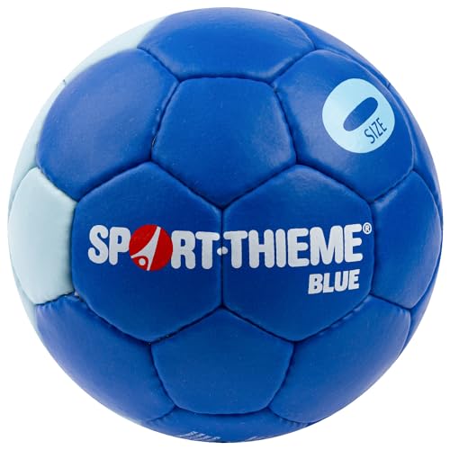 Sport-Thieme Handball Blue | IHF-Norm | Griffige Oberfläche ohne Struktur | Latexblase | Für das Indoor-Training | Verschiedene Größen | Blau | Polyurethan von Sport-Thieme