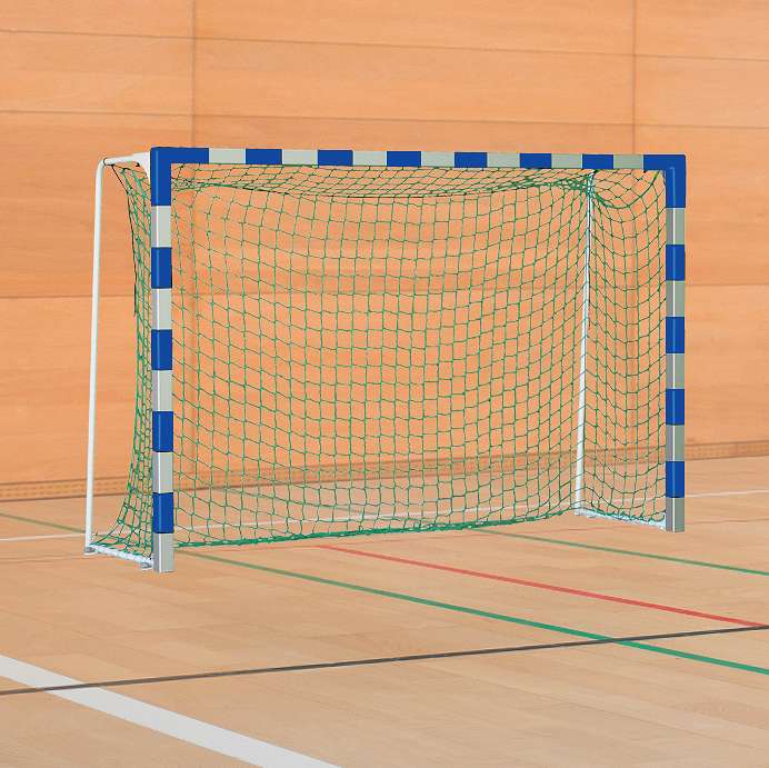 Sport-Thieme Handballtor mit anklappbaren Netzbügeln, Blau-Silber, IHF, Tortiefe 1 m Sport-Thieme Handballtor mit anklappbaren Netzbügeln, Blau-Silber, IHF, Tortiefe 1 m von Sport-Thieme