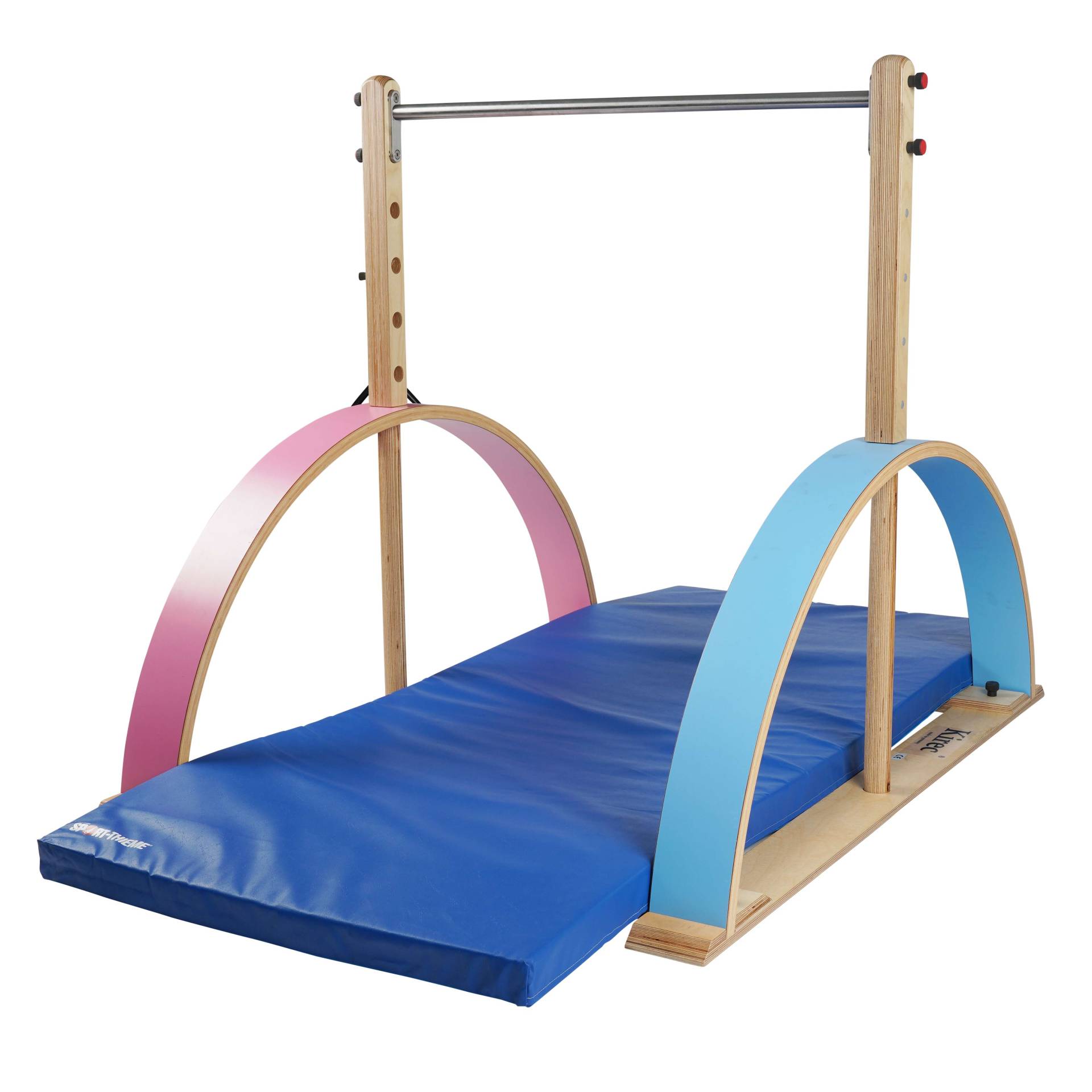 Kirec Kinder-Turnreck "Kirec", Holz-Blau (HB 1010), Mit Fallschutz-Matte Kirec Kinder-Turnreck "Kirec", Holz-Blau (HB 1010), Mit Fallschutz-Matte von Kirec