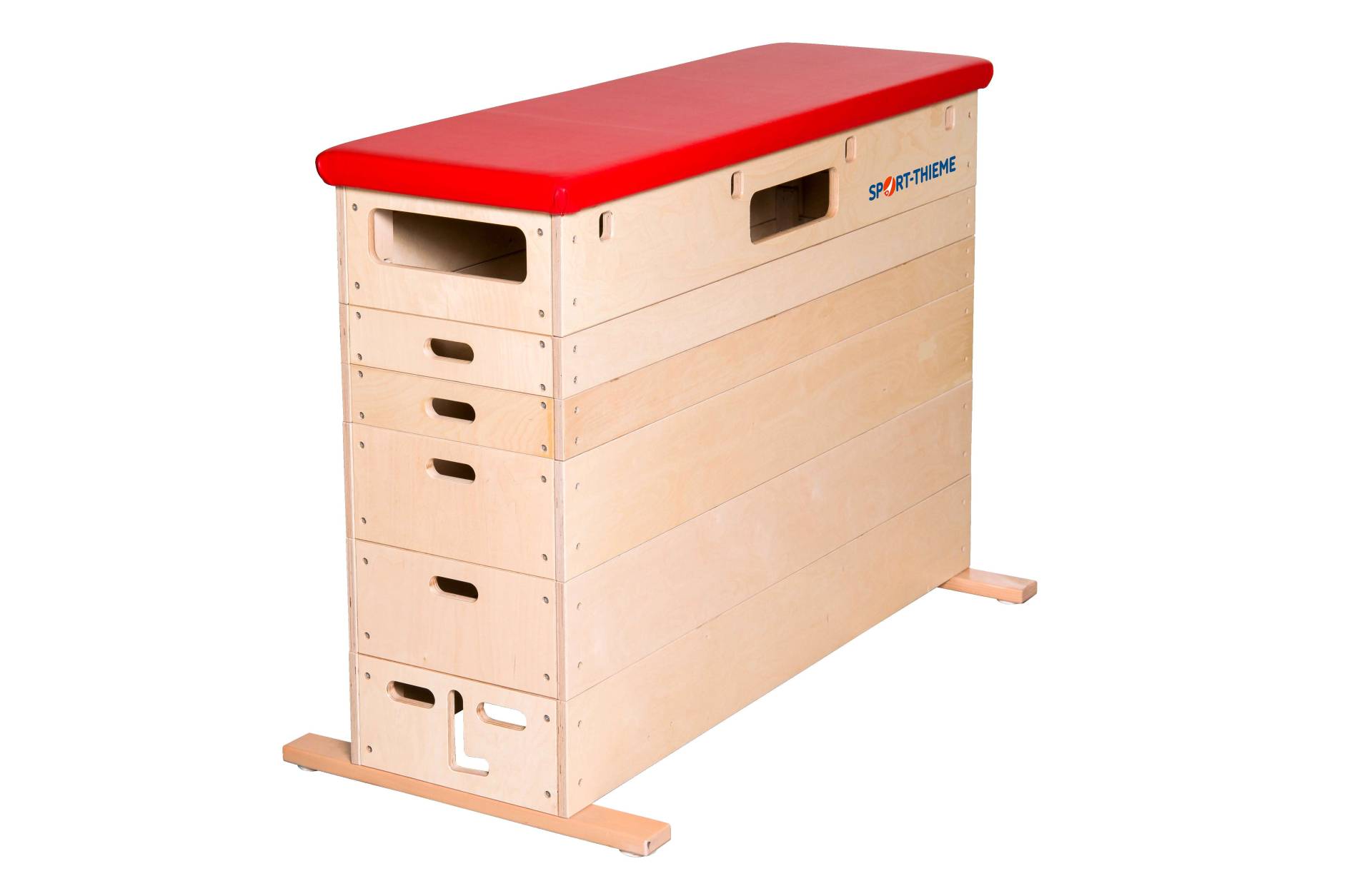 Sport-Thieme Sprungkasten "Multiplex", 6-teilig, Ohne Schwenkrolleneinrichtung, Kunstlederbezug, Rot Sport-Thieme Sprungkasten "Multiplex", 6-teilig, Ohne Schwenkrolleneinrichtung, Kunstlederbezug, Rot von Sport-Thieme