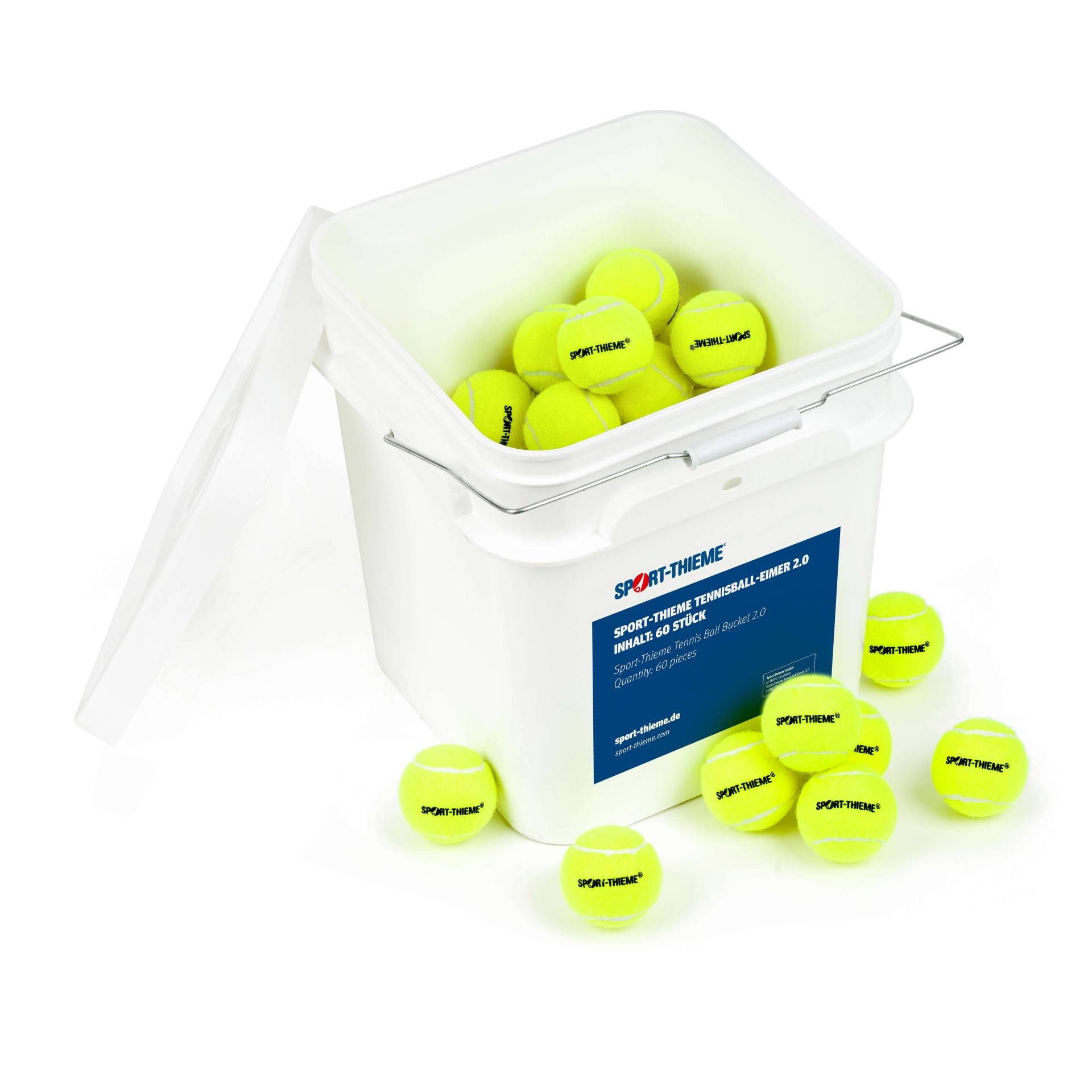 Sport-Thieme Tennisball "2.0", 60er Set inkl. Eimer Sport-Thieme Tennisball "2.0", 60er Set inkl. Eimer von Sport-Thieme