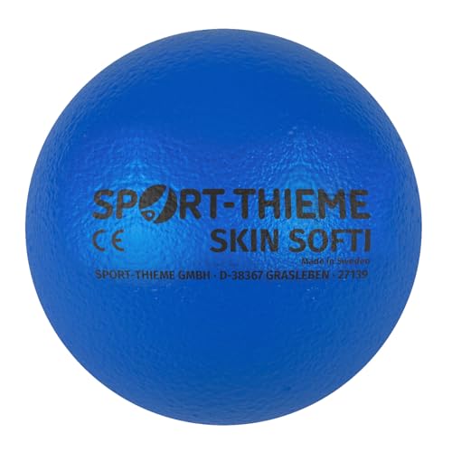 Sport-Thieme Weichschaumball Skin Softi | Soft-Spielball | PU-Beschichtung | Abwaschbar | Hohe Griffigkeit | Gute Flugeigenschaften | Angenehmer Grip | 16 cm | 83 g | Schaumstoff von Sport-Thieme