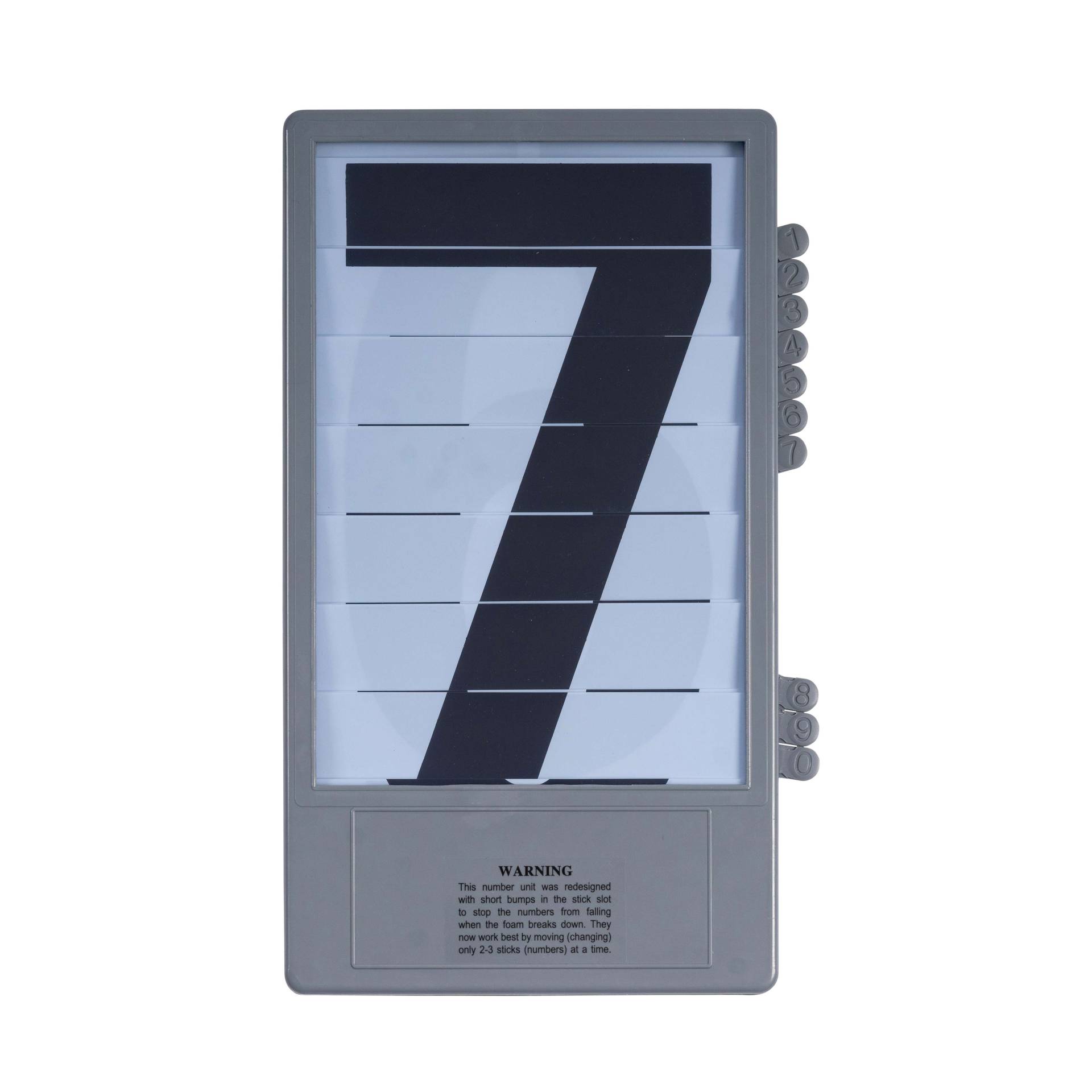 Sport-Thieme Ziffernkassette für manuelle Anzeigetafel, Schwarz, Zahlen Sport-Thieme Ziffernkassette für manuelle Anzeigetafel, Schwarz, Zahlen von Sport-Thieme
