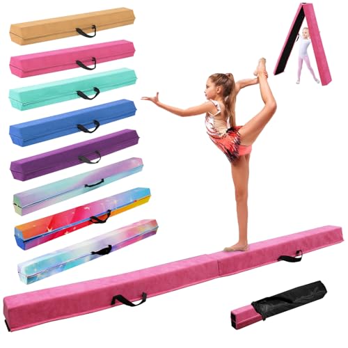 SportBob Schwebebalken für Zuhause, 270cm Balken Turnen Klappbar Tragbar für Kinder Erwachsene, Gymnastik Balken Balance Beam mit Rutschfester Gummiboden für Professionelle Turner oder Anfänger SportBob Schwebebalken für Zuhause, 270cm Balken Turnen Klappbar Tragbar für Kinder Erwachsene, Gymnastik Balken Balance Beam mit Rutschfester Gummiboden für Professionelle Turner oder Anfänger von SportBob