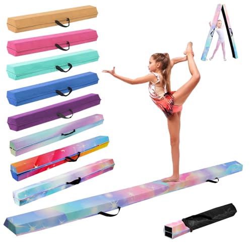 SportBob Schwebebalken für Zuhause, 270cm Balken Turnen Klappbar Tragbar für Kinder Erwachsene, Gymnastik Balken Balance Beam mit Rutschfester Gummiboden für Professionelle Turner oder Anfänger SportBob Schwebebalken für Zuhause, 270cm Balken Turnen Klappbar Tragbar für Kinder Erwachsene, Gymnastik Balken Balance Beam mit Rutschfester Gummiboden für Professionelle Turner oder Anfänger von SportBob