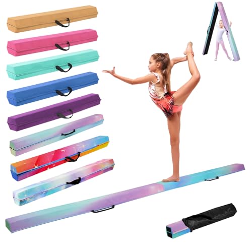 SportBob Schwebebalken für Zuhause, 270cm Balken Turnen Klappbar Tragbar für Kinder Erwachsene, Gymnastik Balken Balance Beam mit Rutschfester Gummiboden für Professionelle Turner oder Anfänger SportBob Schwebebalken für Zuhause, 270cm Balken Turnen Klappbar Tragbar für Kinder Erwachsene, Gymnastik Balken Balance Beam mit Rutschfester Gummiboden für Professionelle Turner oder Anfänger von SportBob