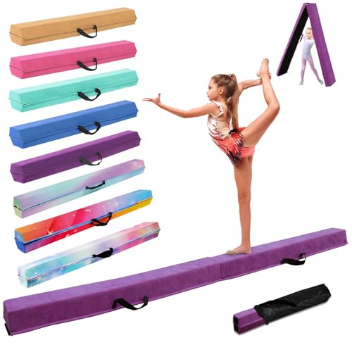 SportBob Schwebebalken für Zuhause, 300cm Balken Turnen Klappbar Tragbar für Kinder Erwachsene, Gymnastik Balken Balance Beam mit Rutschfester Gummiboden für Professionelle Turner oder Anfänger SportBob Schwebebalken für Zuhause, 300cm Balken Turnen Klappbar Tragbar für Kinder Erwachsene, Gymnastik Balken Balance Beam mit Rutschfester Gummiboden für Professionelle Turner oder Anfänger von SportBob