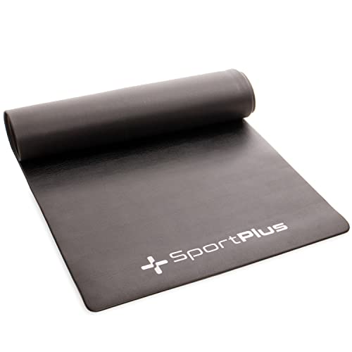 SportPlus Bodenschutzmatte für Heimtrainer, Crosstrainer & Ellipsentrainer, schadstoffgeprüft, strapazierfähig, Maße ca. 170x90x0,6cm (LxBxH) von + SportPlus