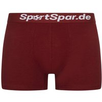 Sportspar.de Herren "Sparbuchse" Boxershorts weinrot Sportspar.de Herren "Sparbuchse" Boxershorts weinrot von SportSpar