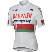 BAHRAIN-MERIDA Weißrussischer Meister 2017, für Herren, Größe M, Fahrradtrikot, von Sportful