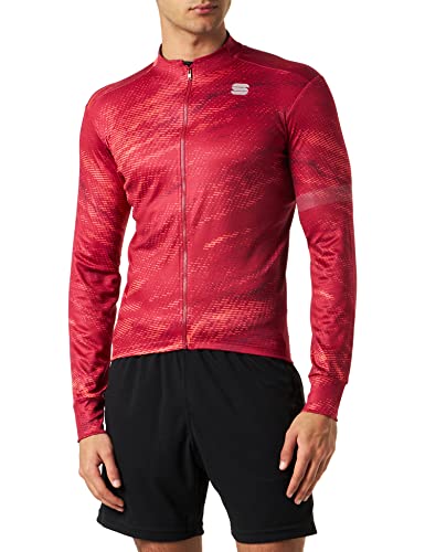 Sportful 1122501 CLIFF SUP TH JRS T-shirt Men's ROTER RUMBA POMPELMO ROTWEIN M von Sportful