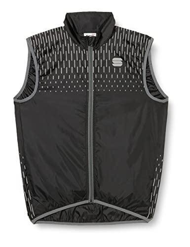 Sportful Herren Reflex Weste Sportweste, Schwarz, XXL von Sportful