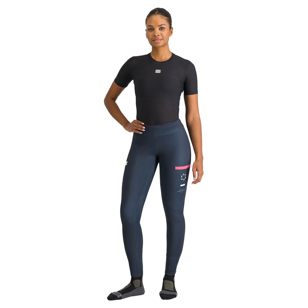 Sportful Squadra Leggings Blau L Frau von Sportful