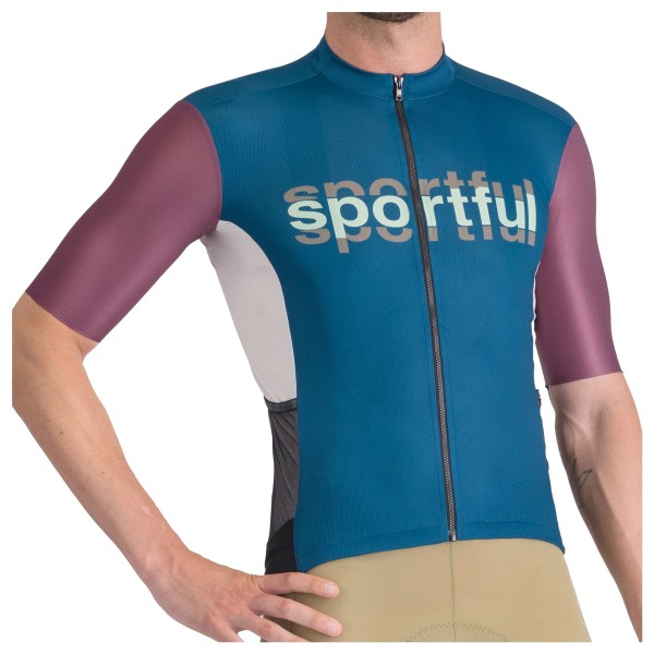Sportful - Supergiara Logo Jersey - Radtrikot Gr XXL blau Sportful - Supergiara Logo Jersey - Radtrikot Gr XXL blau von Sportful