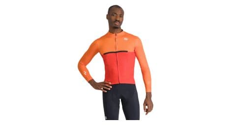 langarm trikot sportful pista thermal rot orange von Sportful