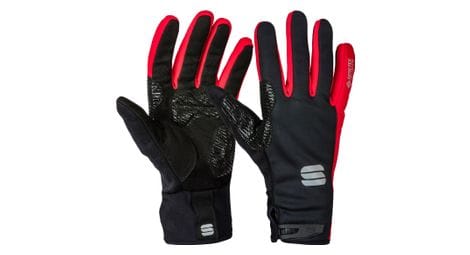 gants longs unisexe sportful essential 2 rouge noir m von Sportful