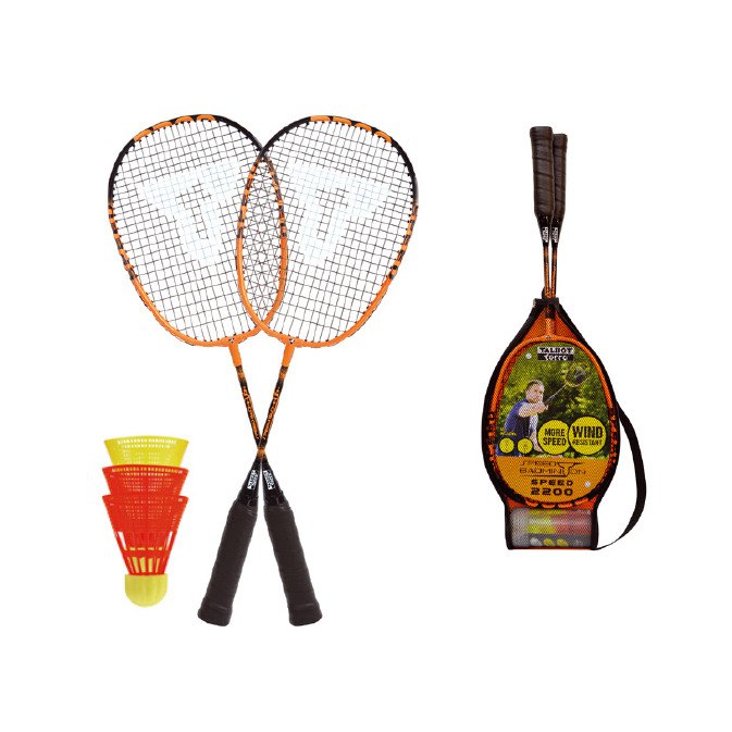 Sporti France Speed 2200 Badminton Set Orange Sporti France Speed 2200 Badminton Set Orange von Sporti France