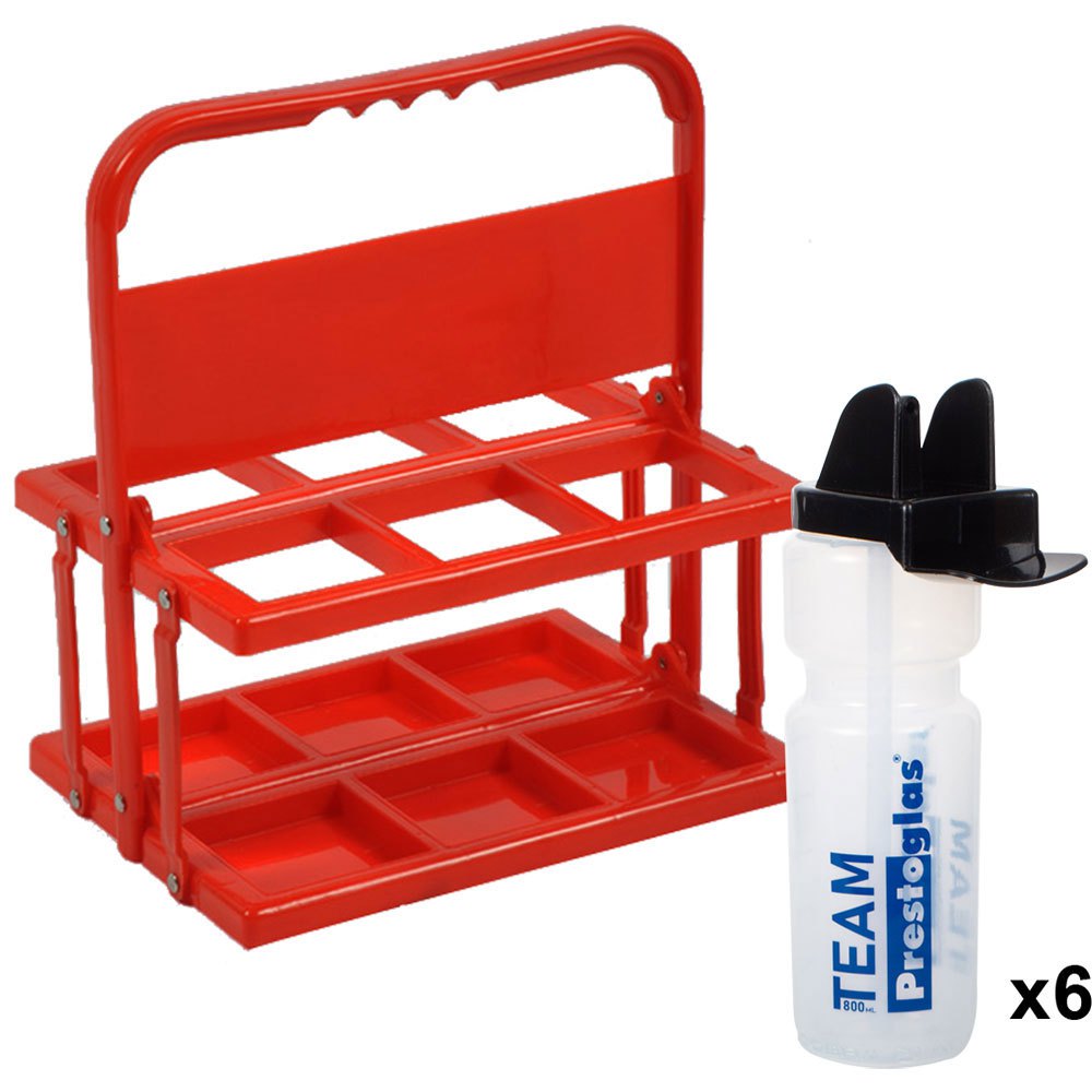 Sporti France Hygienic S 800ml Bottle 6 Units Rot Sporti France Hygienic S 800ml Bottle 6 Units Rot von Sporti France