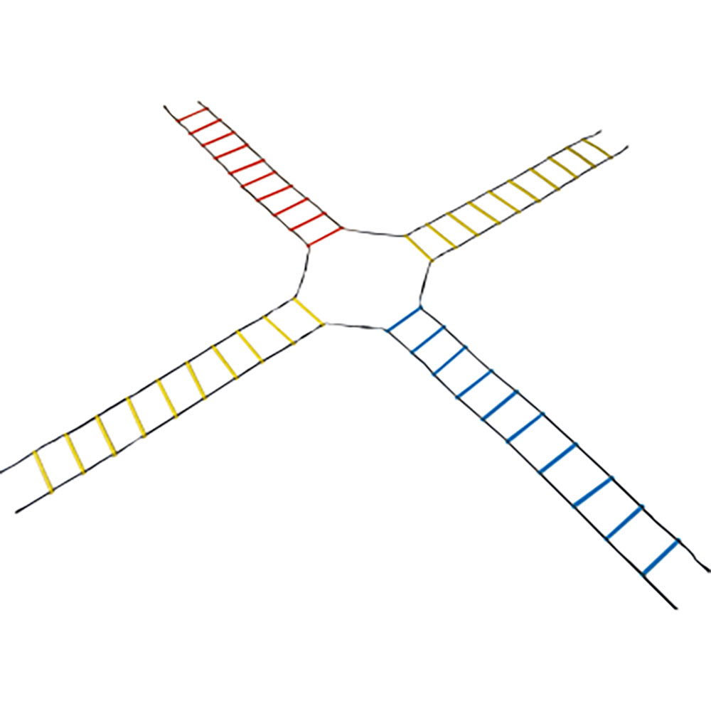 Sporti France Set Of 4 Simple Speed Ladders Gelb Sporti France Set Of 4 Simple Speed Ladders Gelb von Sporti France