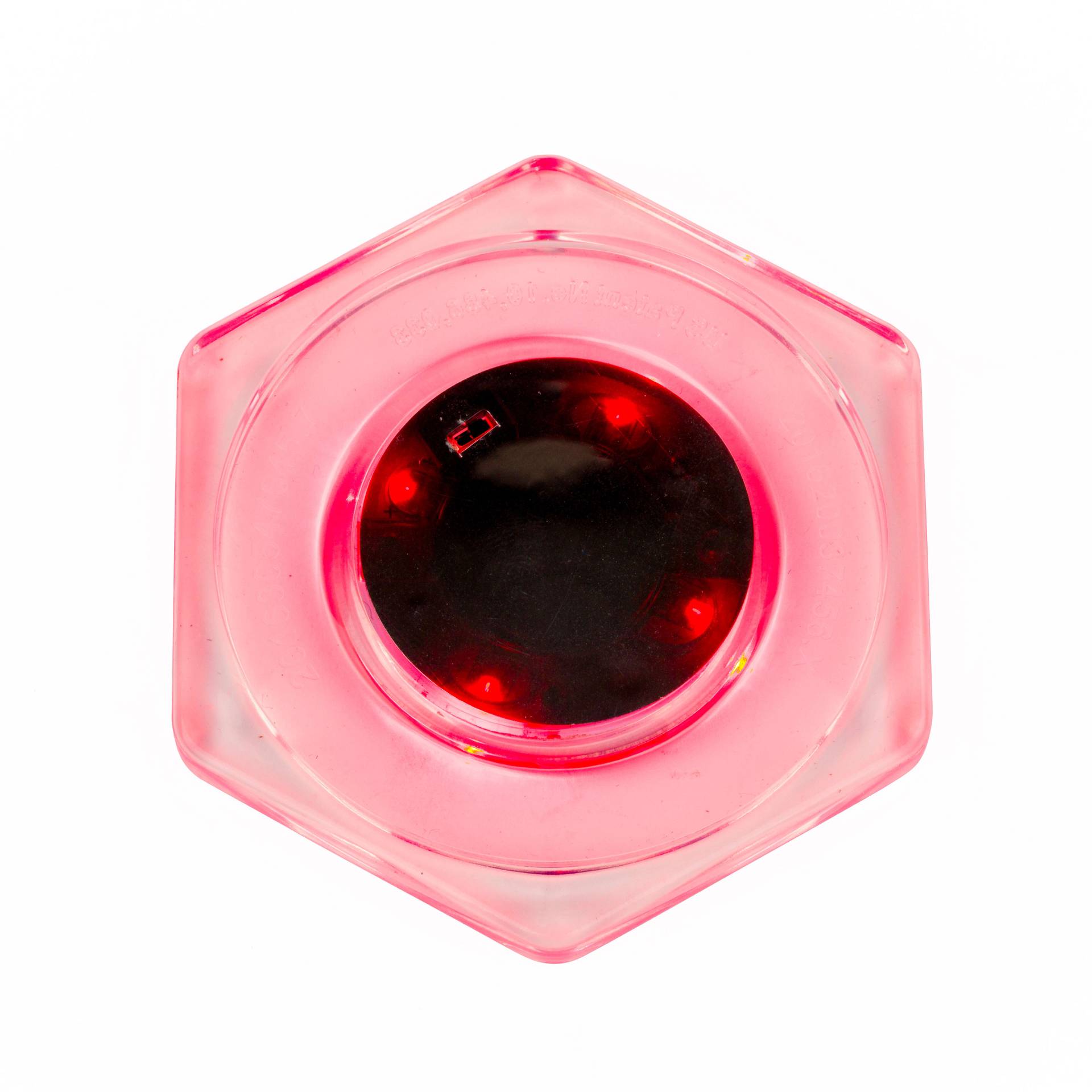 Sportime Airhockey LED-Puck sechseckig, Rot von Sportime