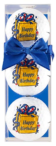 Sportiques 3 Golfbälle Happy Birthday - Golfgeschenk - Verschiedene Motive Sportiques 3 Golfbälle Happy Birthday - Golfgeschenk - Verschiedene Motive von Sportiques