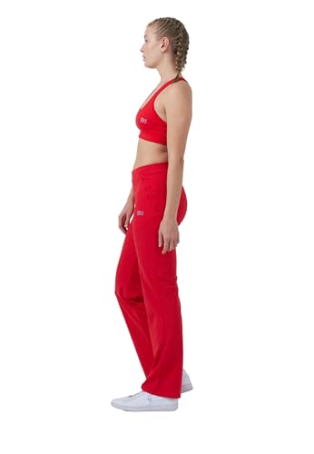 Sportkind Mädchen & Damen Fitness, Sport Tennishose lang mit tiefen Taschen, atmungsaktiv, rot, Gr. 146 Sportkind Mädchen & Damen Fitness, Sport Tennishose lang mit tiefen Taschen, atmungsaktiv, rot, Gr. 146 von Sportkind